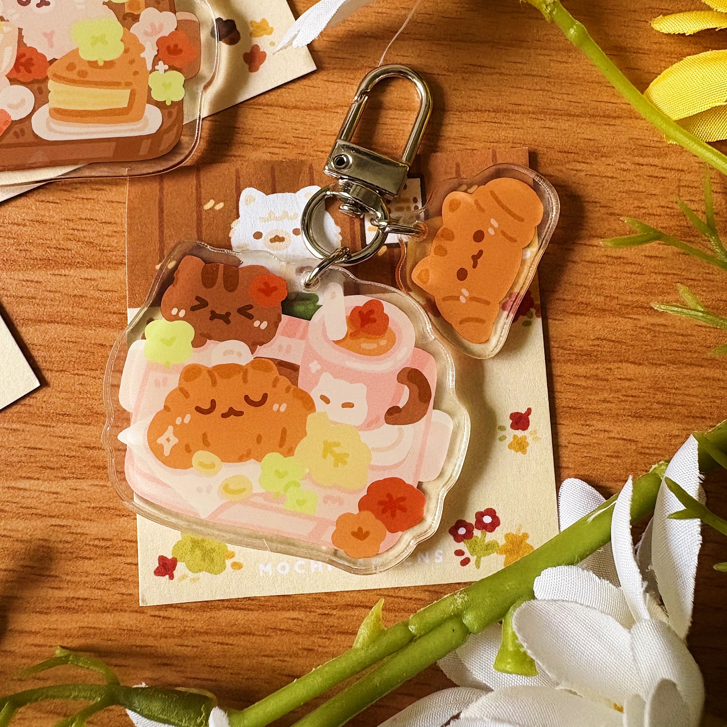 Assorted Cafe Keychains