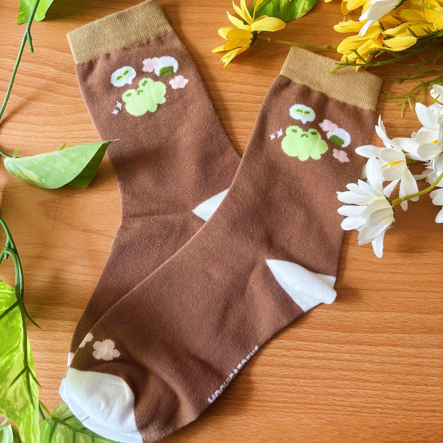 April Ko-Fi Sticker Sheet + Print + Socks Set - Matcha Tea House (Also available individually)