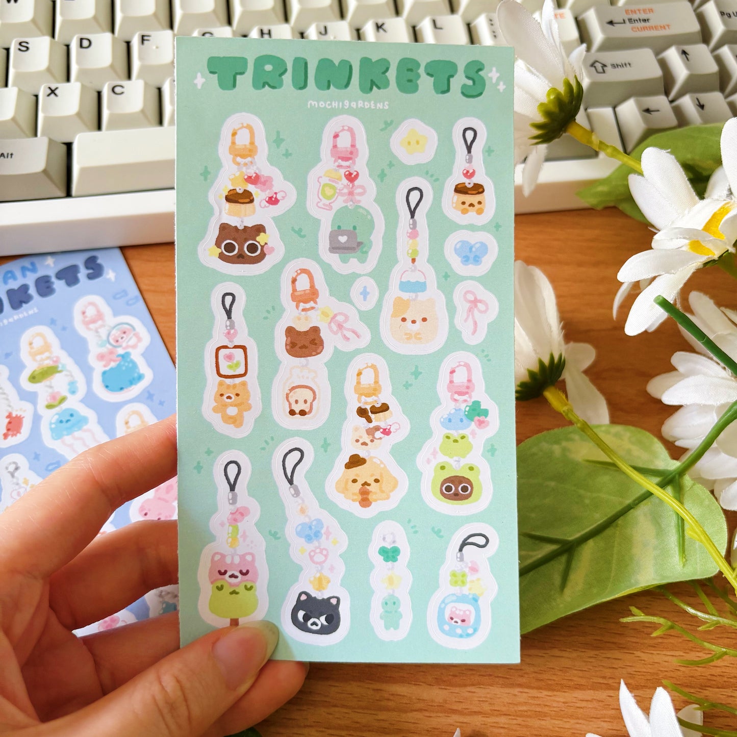 Trinkets Assorted Sticker Sheet (Matte & Glossy Options)