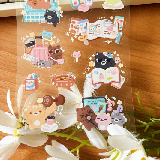Self-Love Transparent Sticker Sheet
