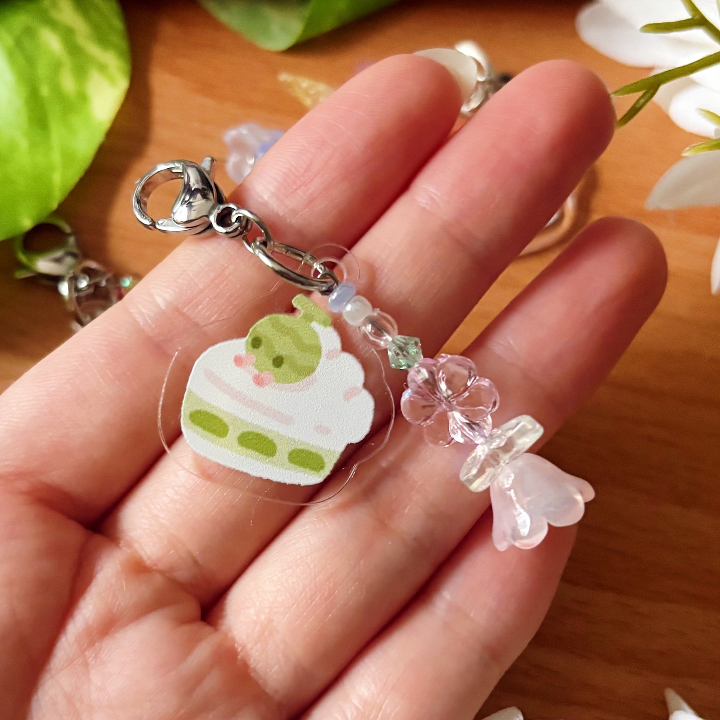 Assorted Cake Keychains (Handmade)