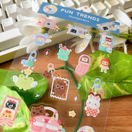 Fun Trends Transparent Sticker Sheet