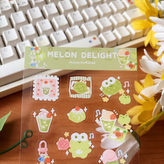 Melon Delight Transparent Sticker Sheet