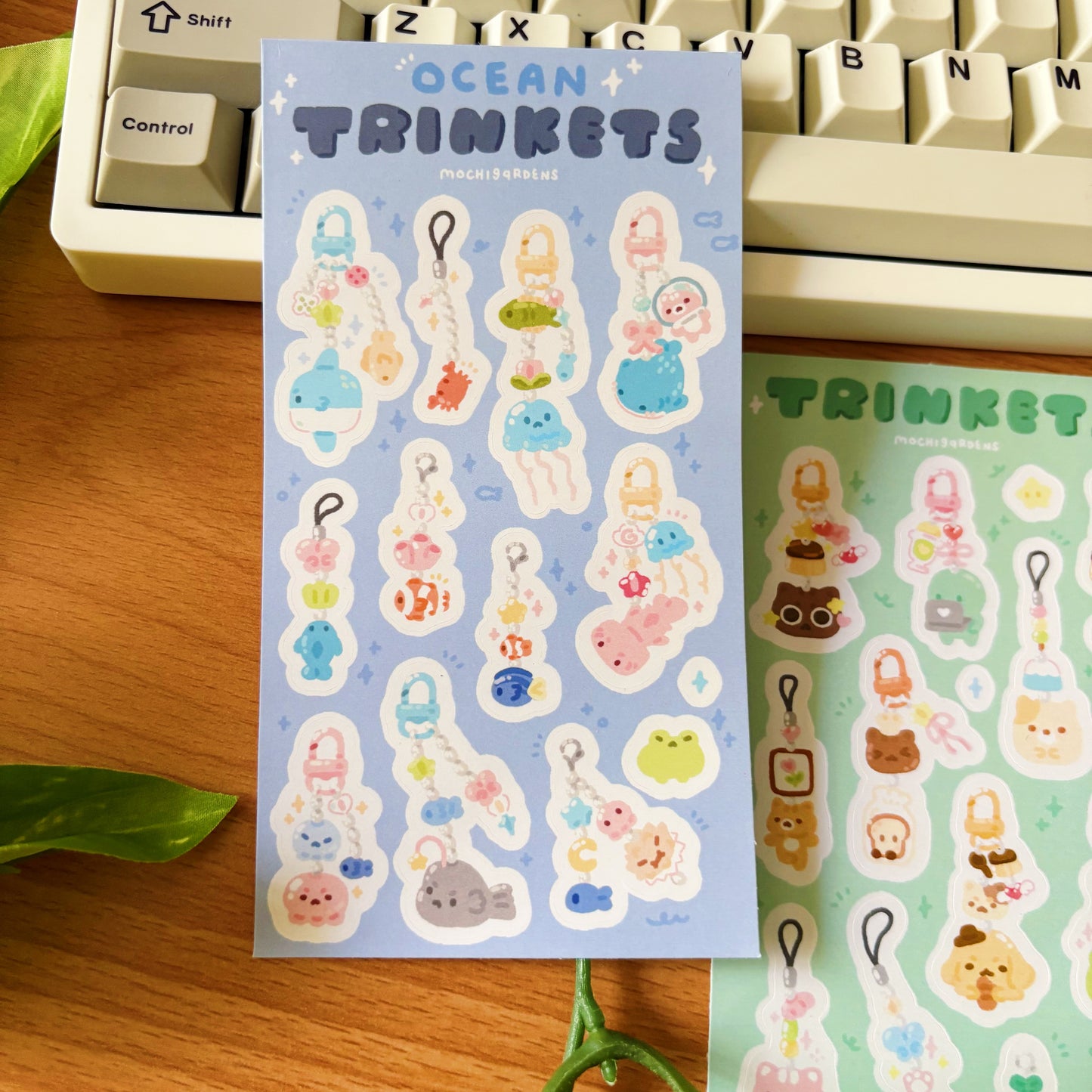 Ocean Trinkets Assorted Sticker Sheet (Matte & Glossy Options)