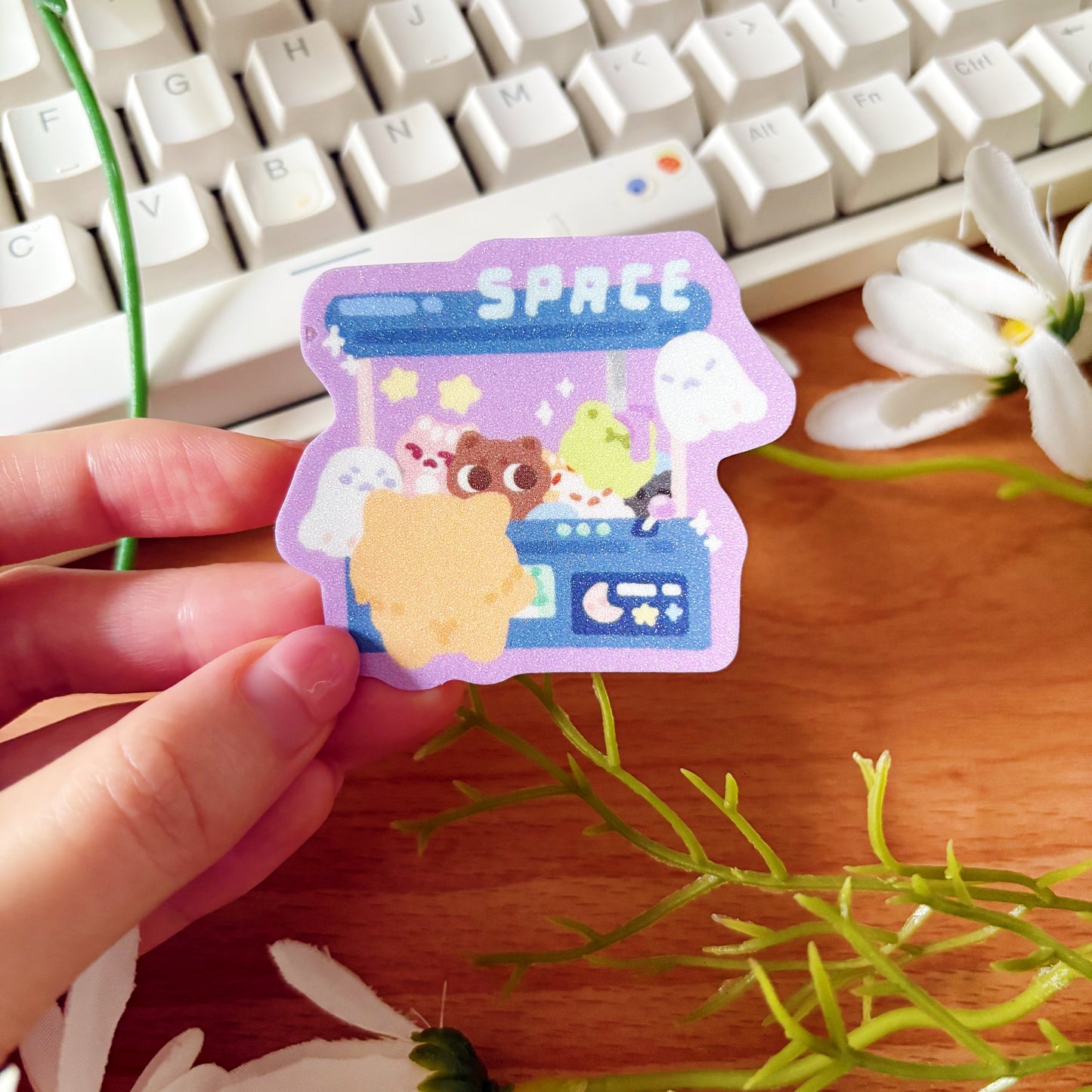 November Ko-Fi Sticker Sheet + Print Set - Arcade (Also available individually)