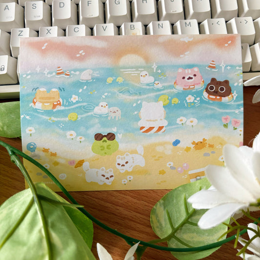 December Ko-Fi Sticker Sheet + Print Set - Travel (Also available individually)