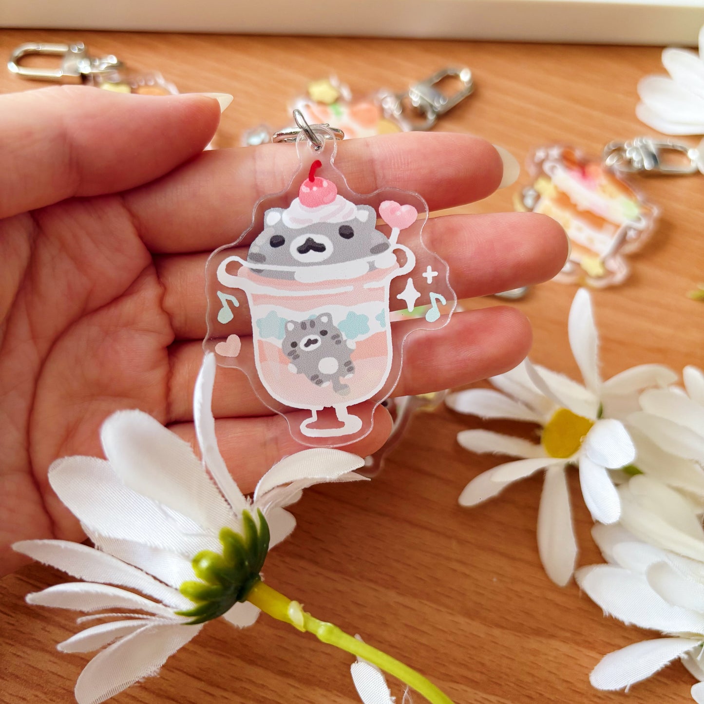 Gacha Parfait Keychain