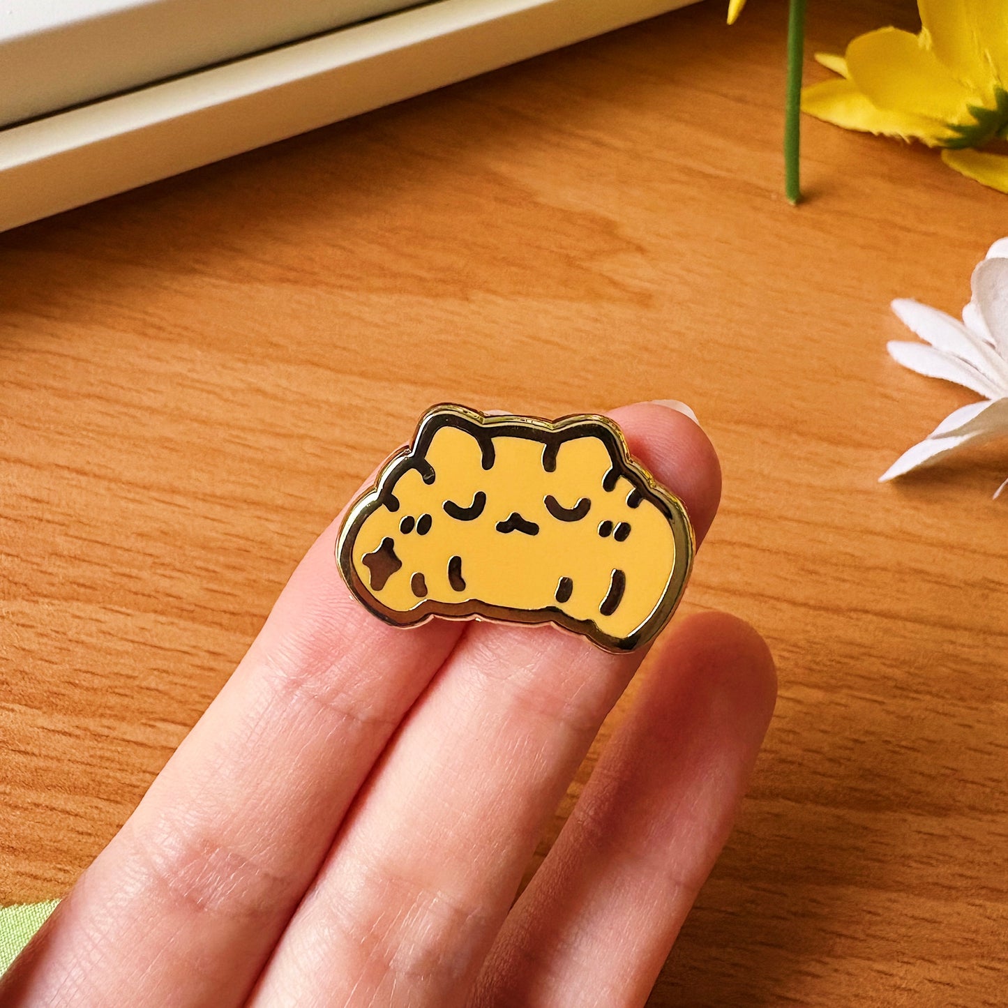 Mini Croissant Enamel Pin