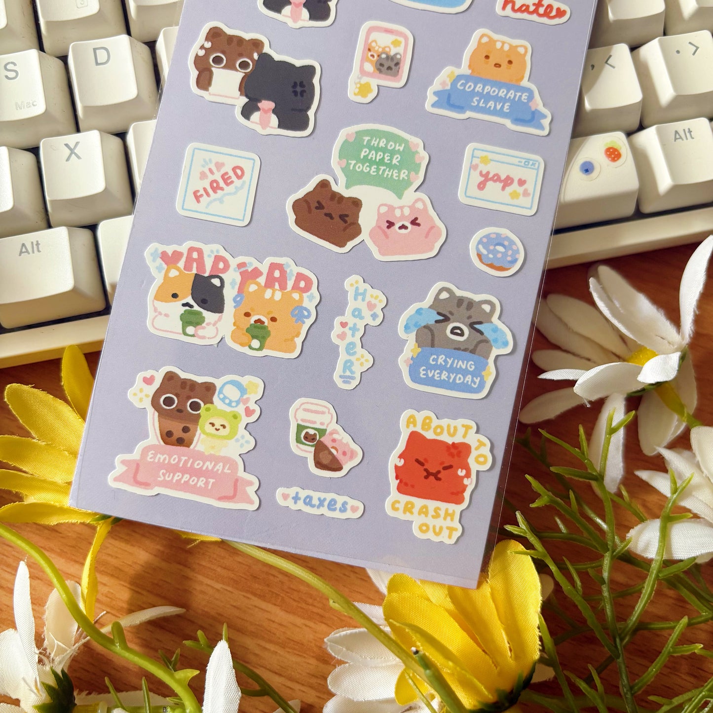 Corporate Life II Transparent Sticker Sheet