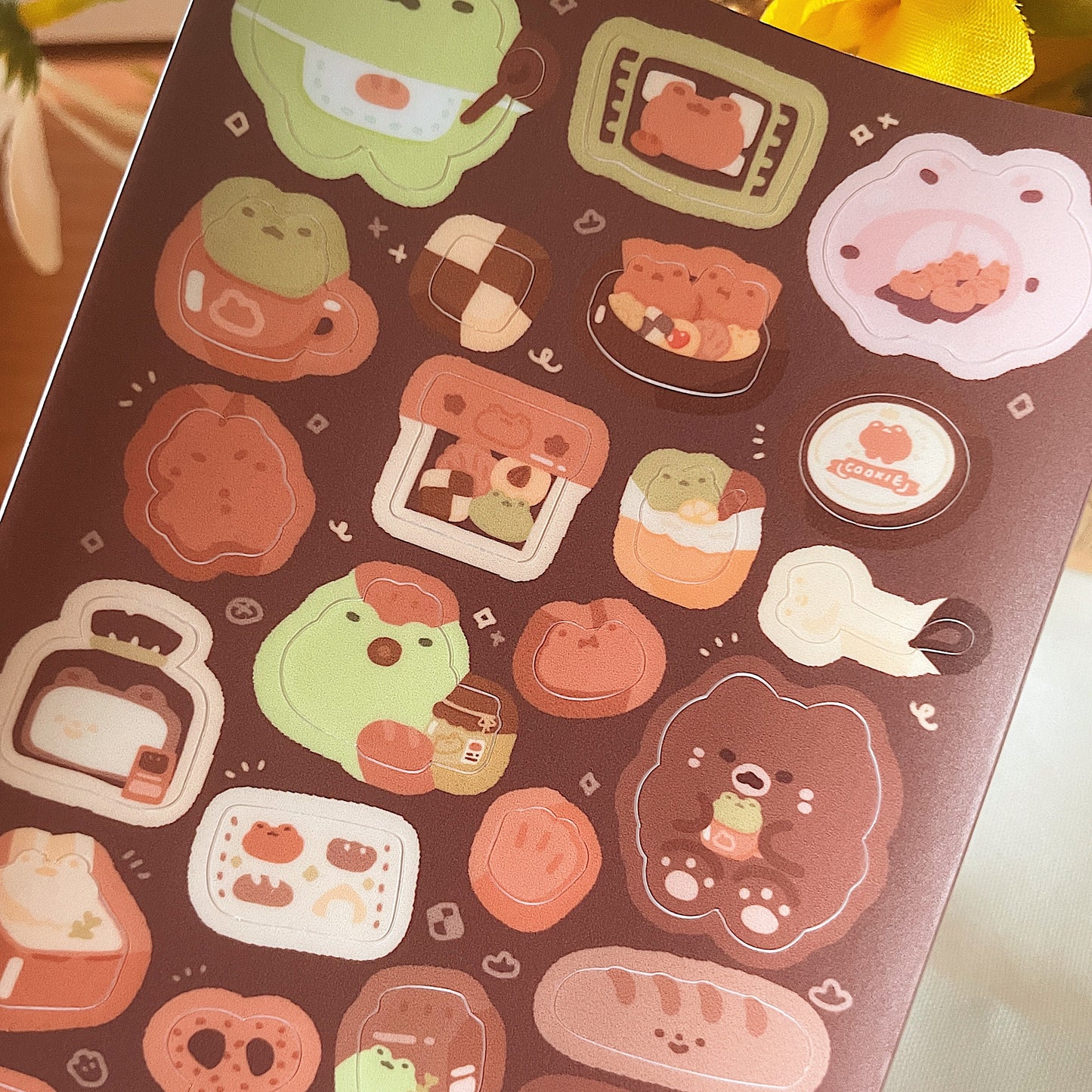 February Ko-Fi Sticker Sheet - Bakery *Waterproof