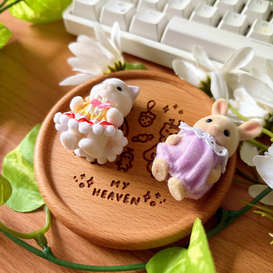 Trinket Heaven Wooden Coaster