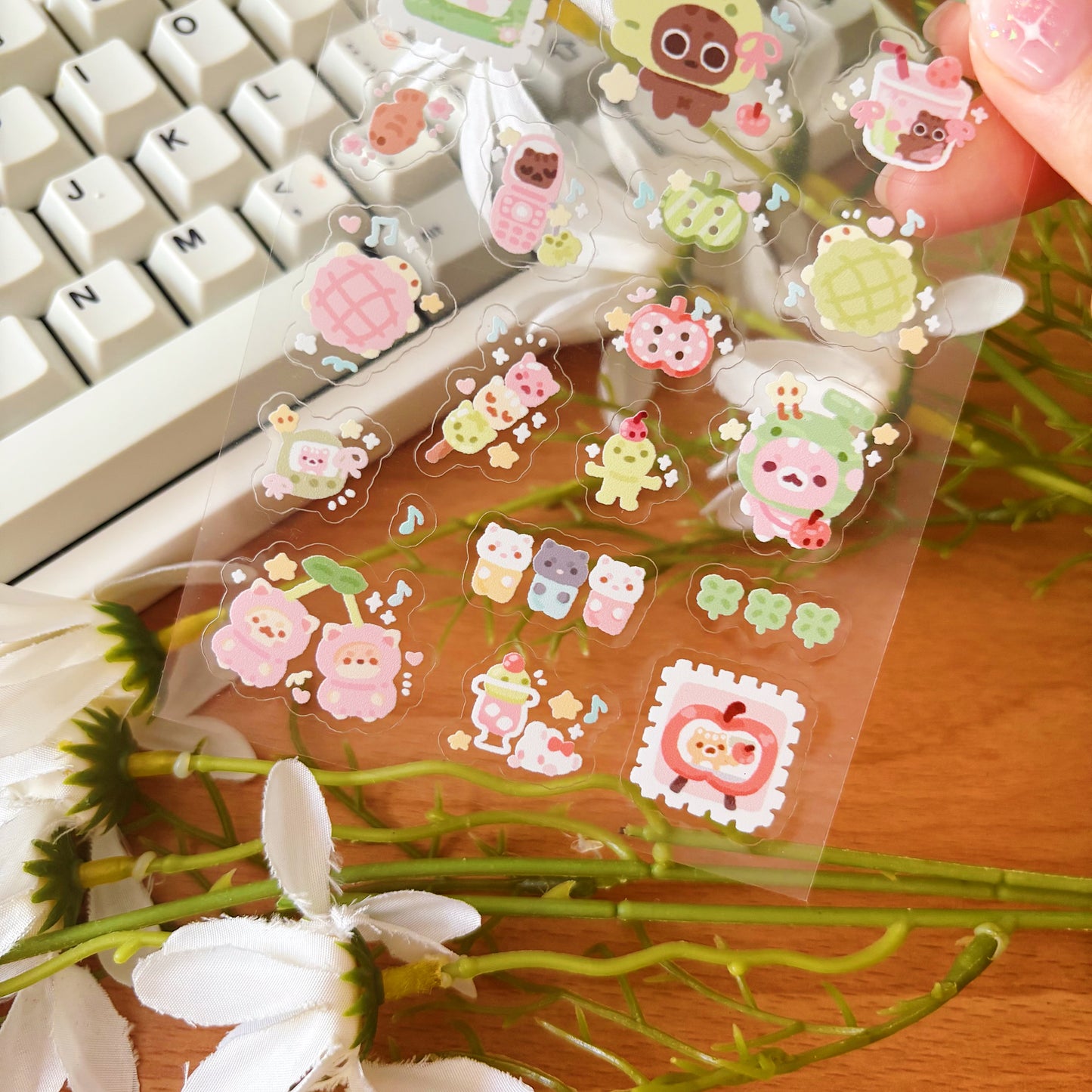 Meloncore Transparent Sticker Sheet