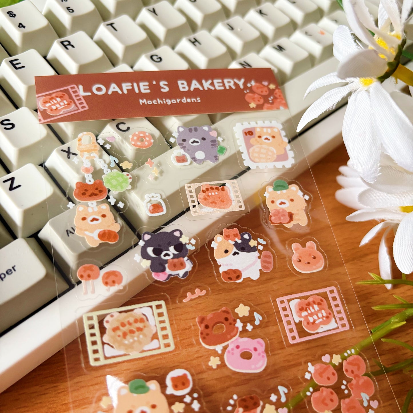 Loafie's Bakery Transparent Sticker Sheet