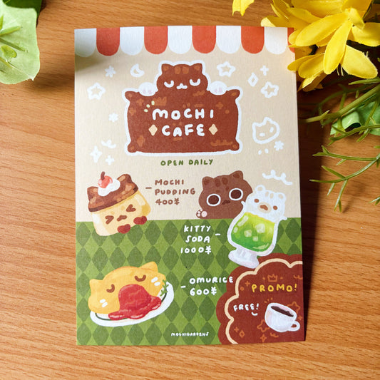 February Ko-Fi Sticker Sheet + Print Set - Japanese Food (Also available individually)