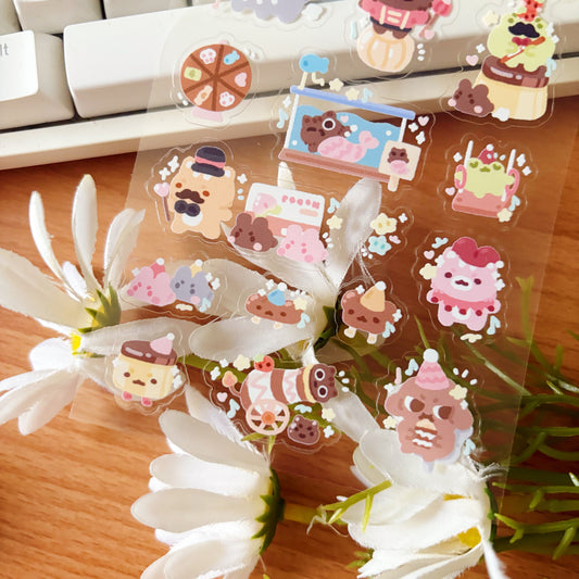 Carnival Transparent Sticker Sheet