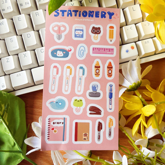 Stationery Vinyl Sticker Sheet
