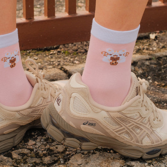 Matchy Boba Couple Socks