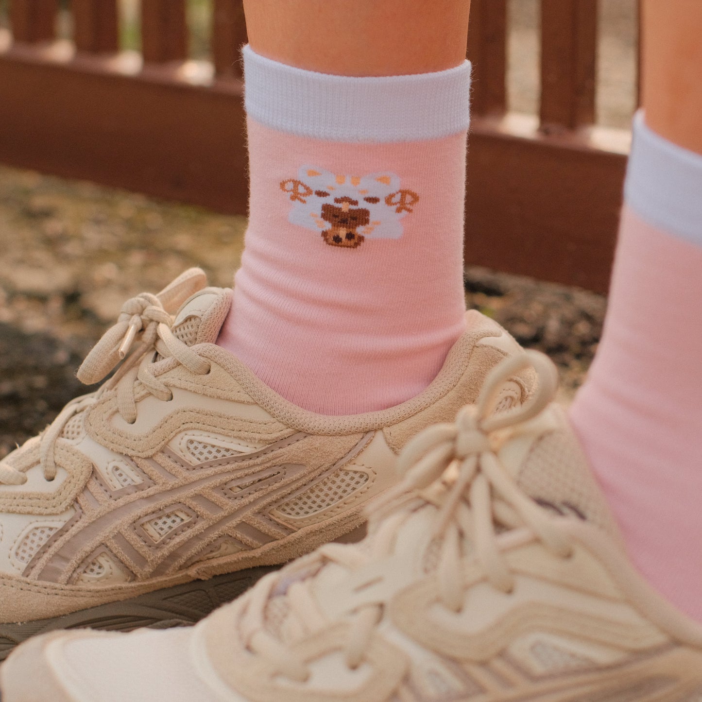 Matchy Boba Couple Socks