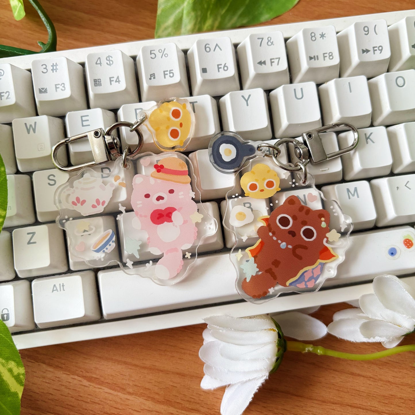 Assorted Cat Keychains