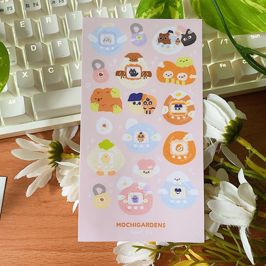 April Ko-Fi Sticker Sheet'24 - Mochitown *Waterproof