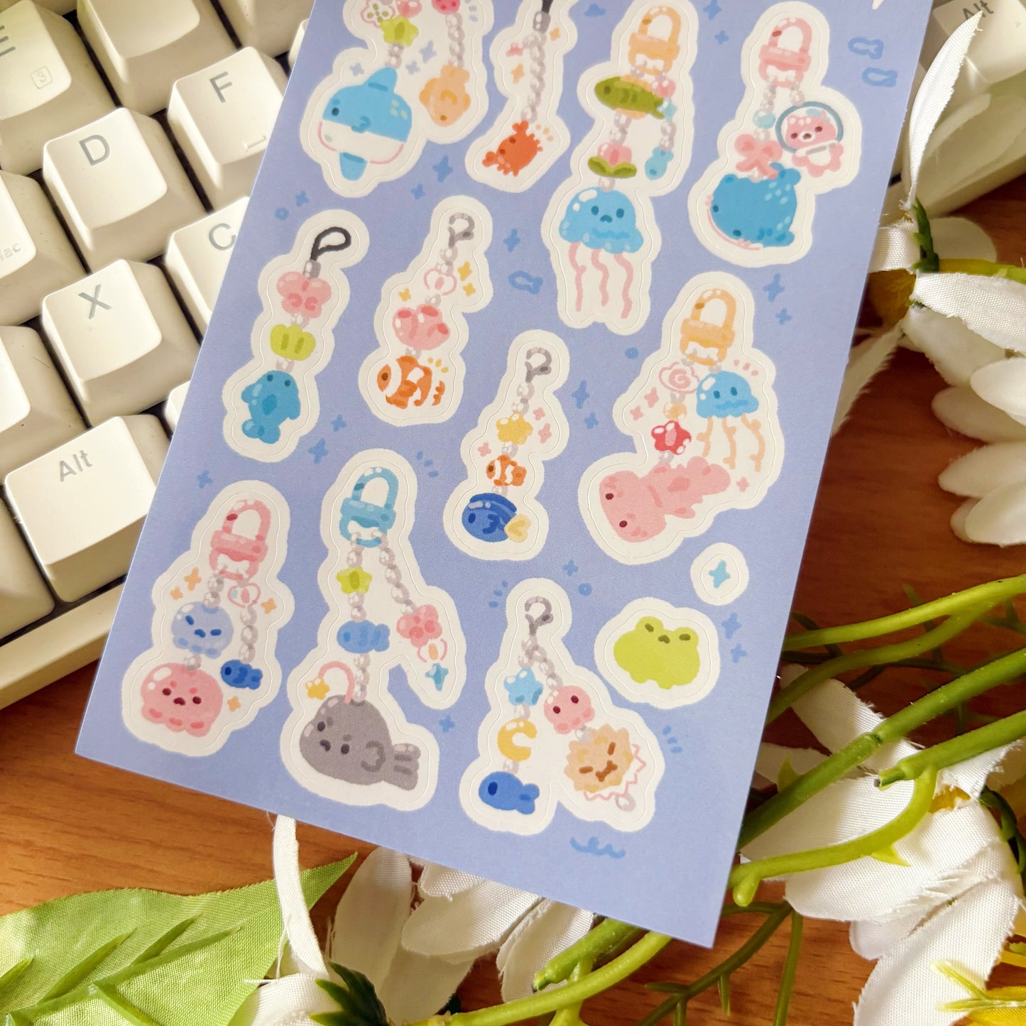 Ocean Trinkets Glossy Sticker Sheet