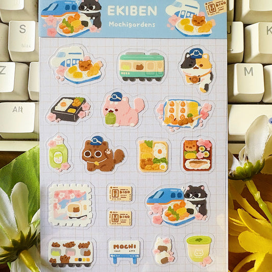 Ekiben Transparent Sticker Sheet