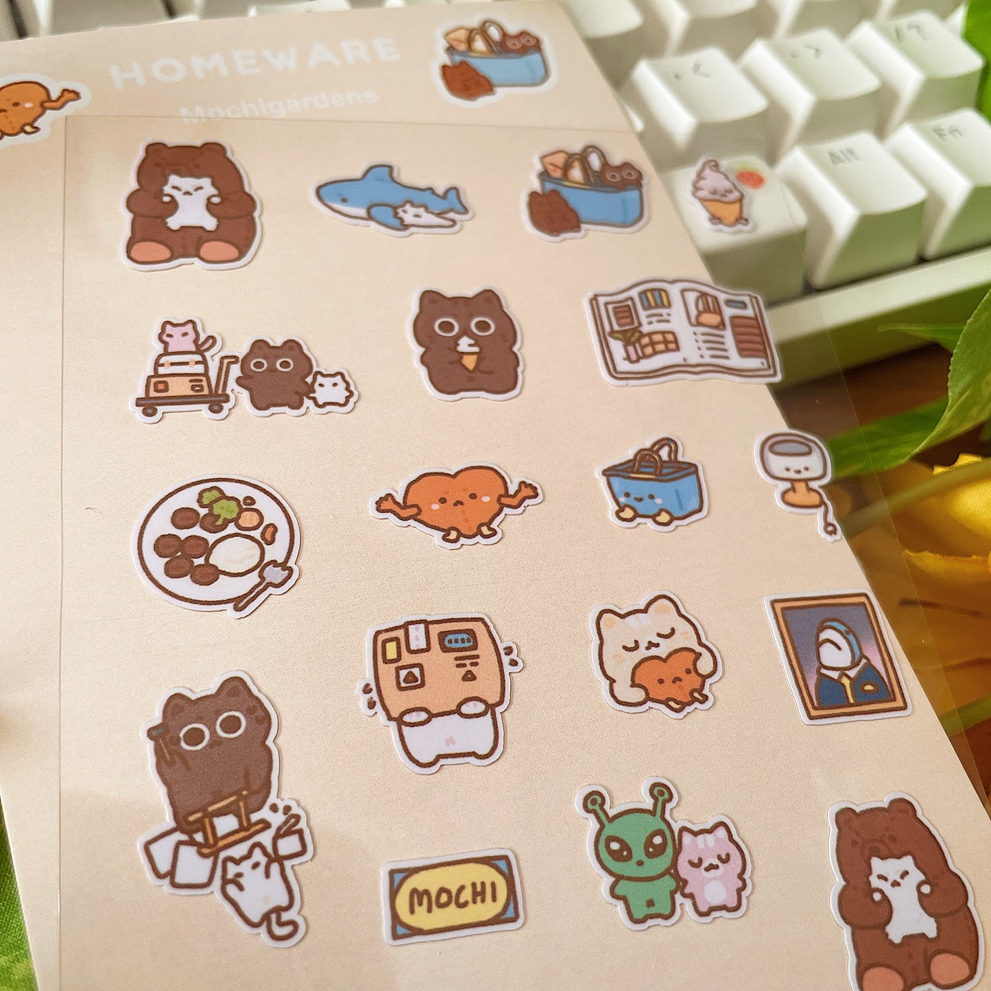 Homeware Transparent Sticker Sheet