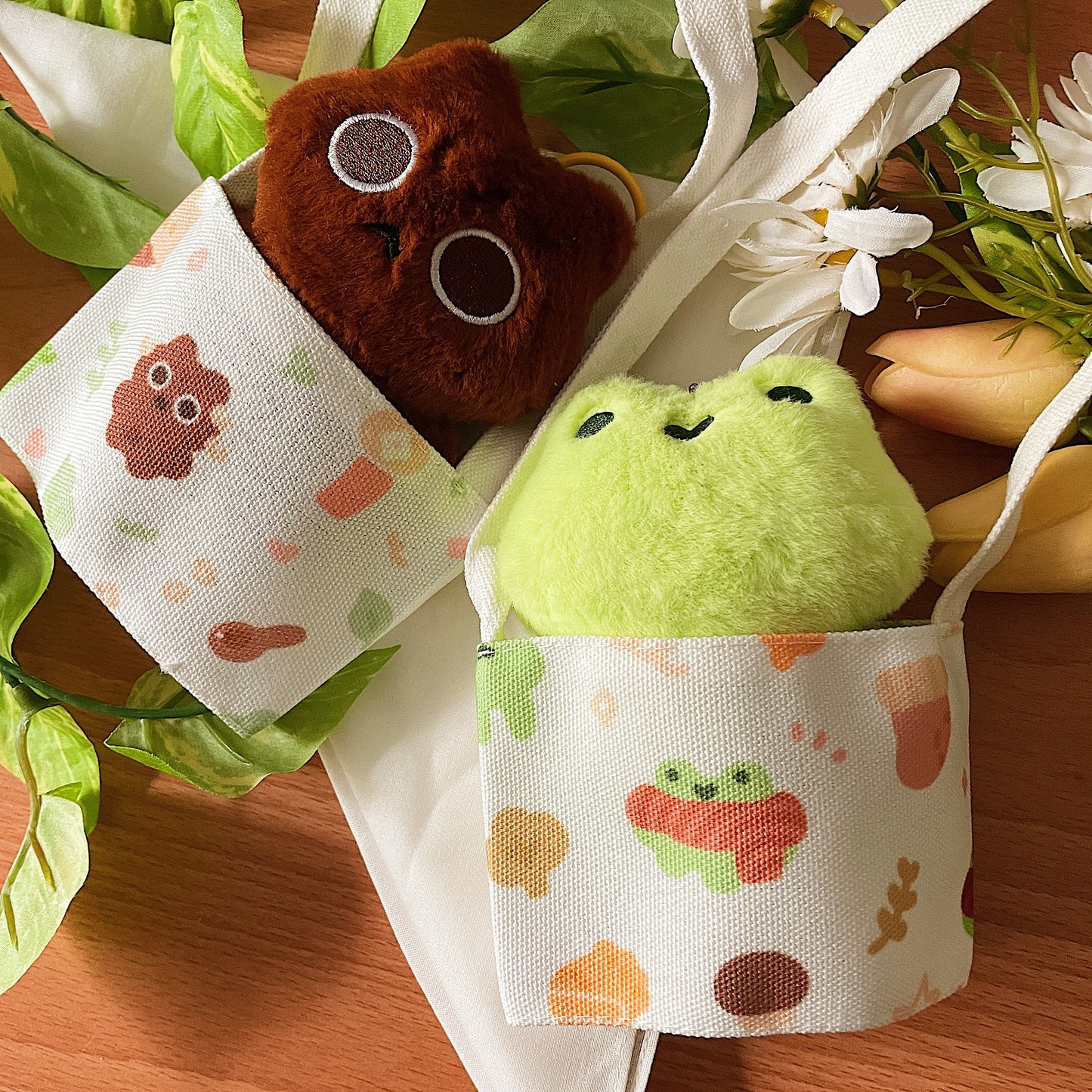 Autumn Froggy Boba Bag