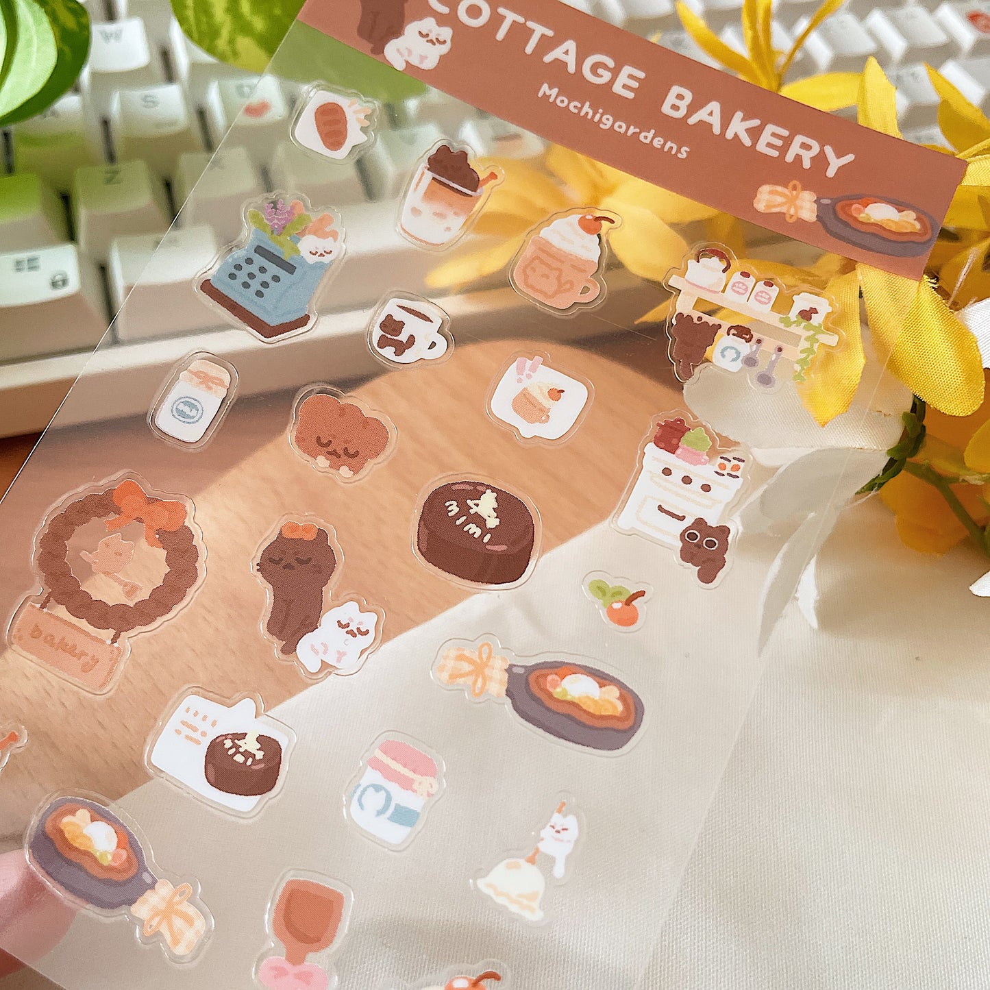 Cottage Bakery Transparent Sticker Sheet