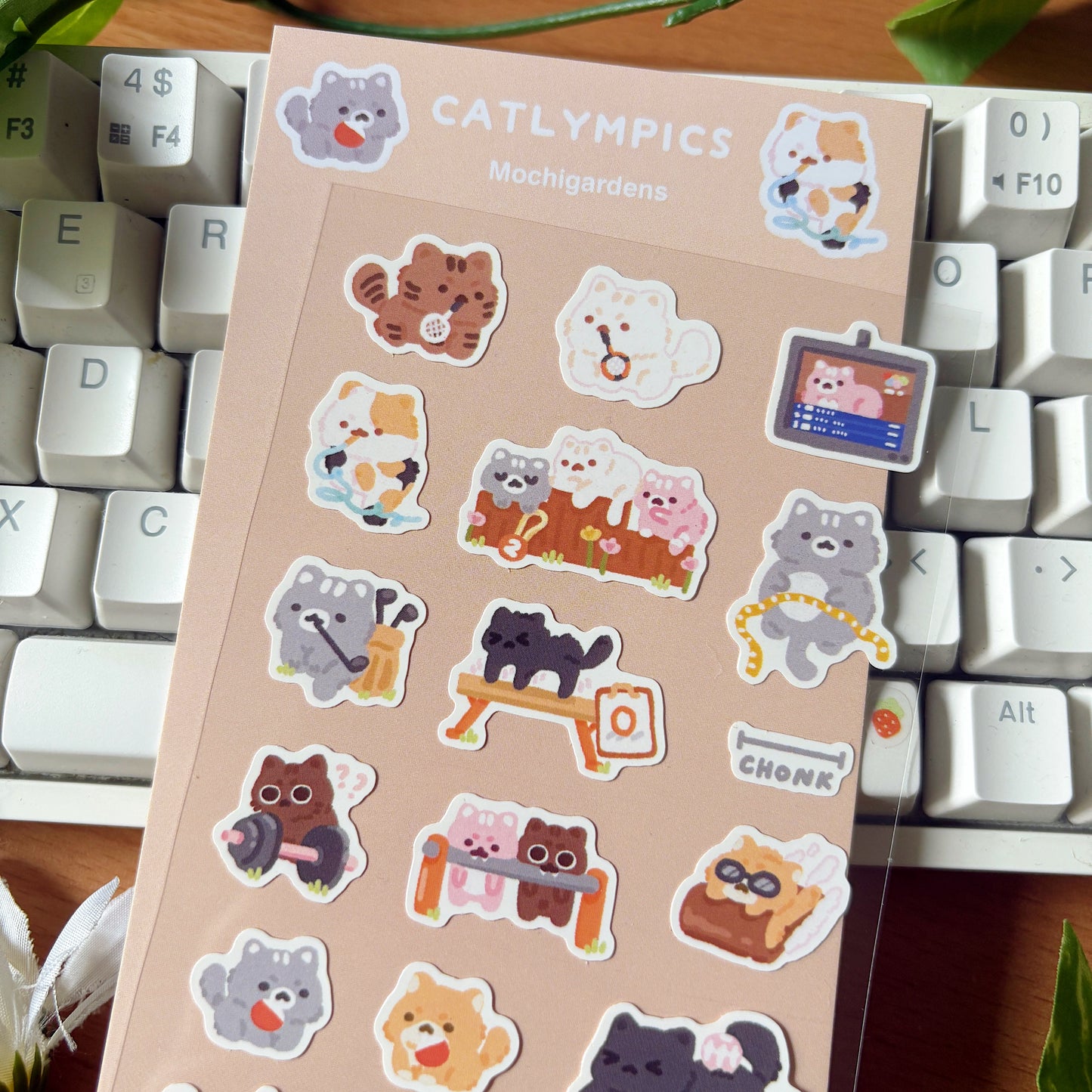 Catlympics Sticker Sheet