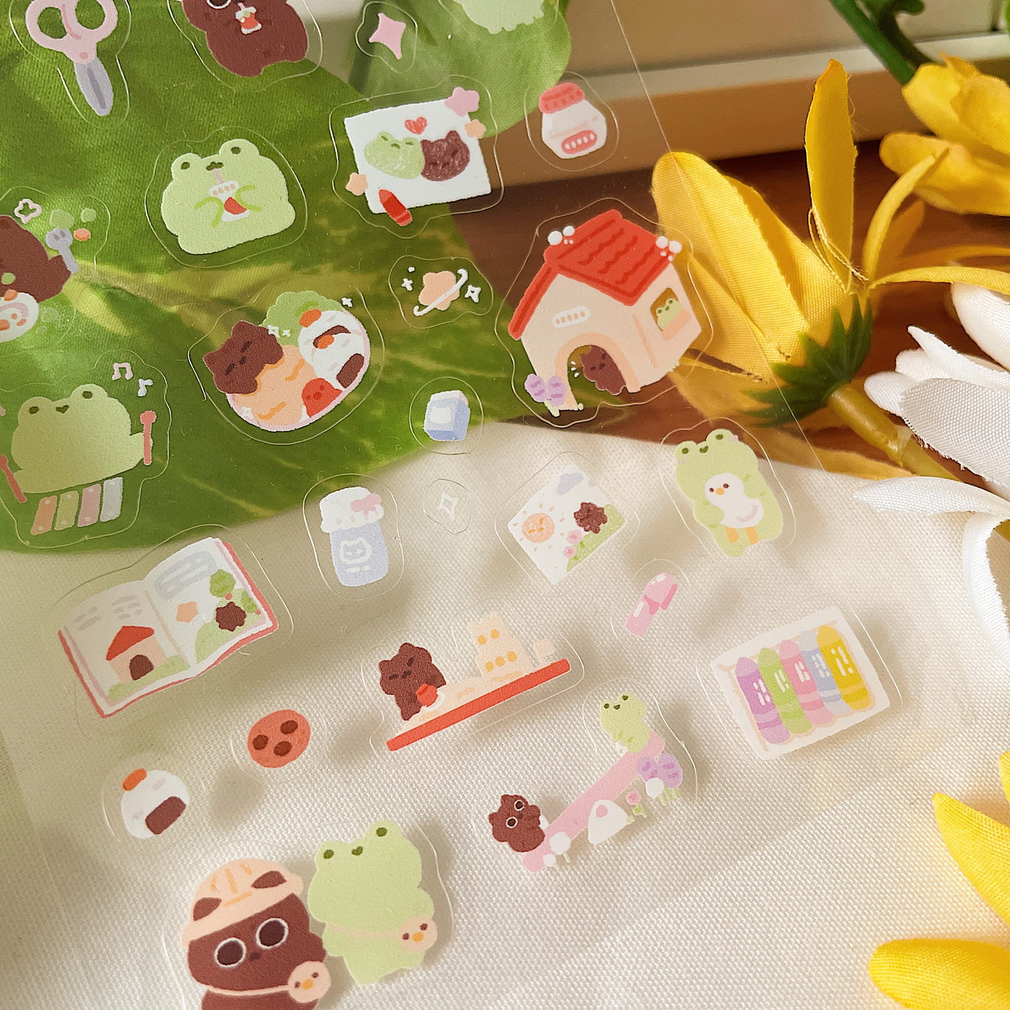 Kindergarten Transparent Sticker Sheet