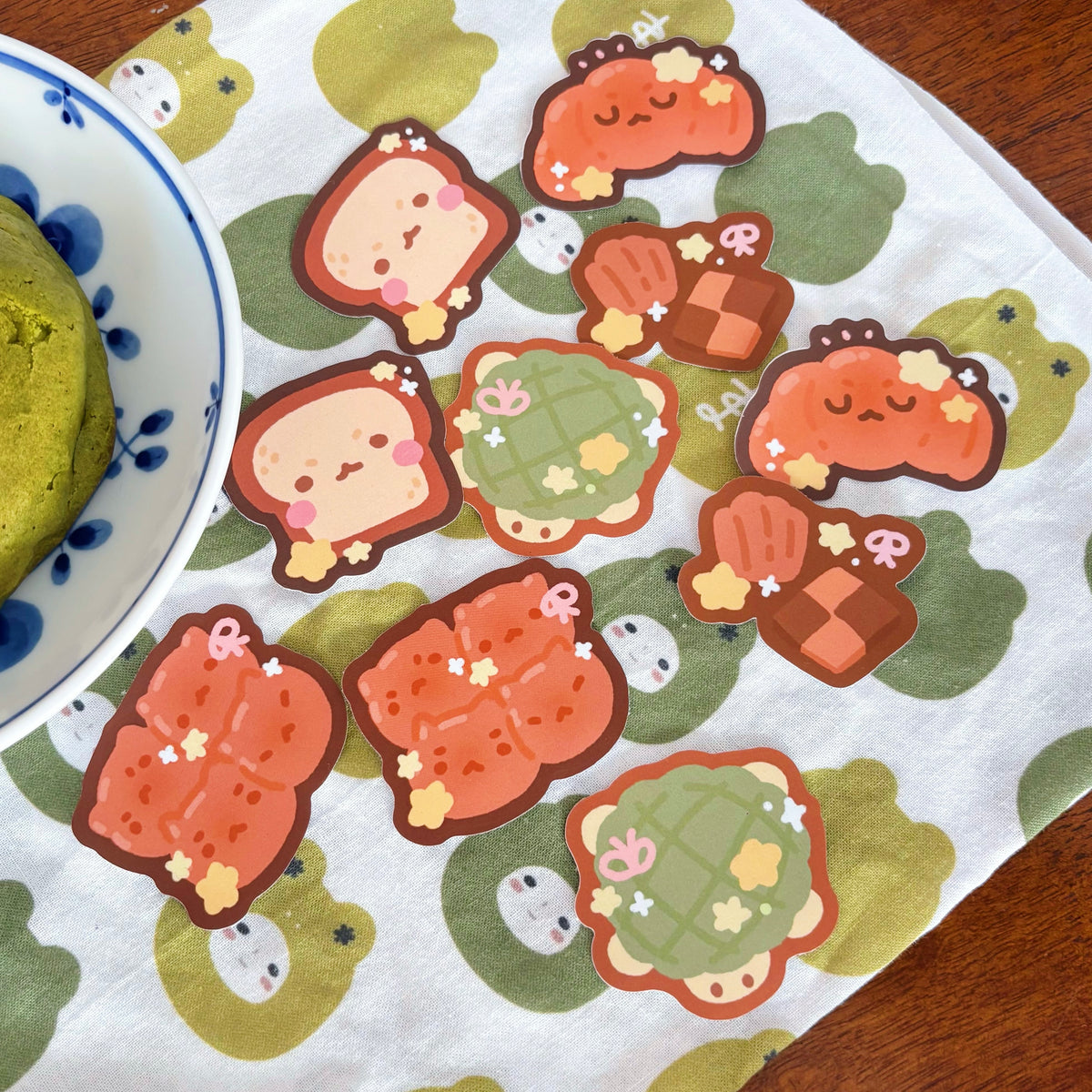 Bread Tin Can and Sticker Set *B GRADE*