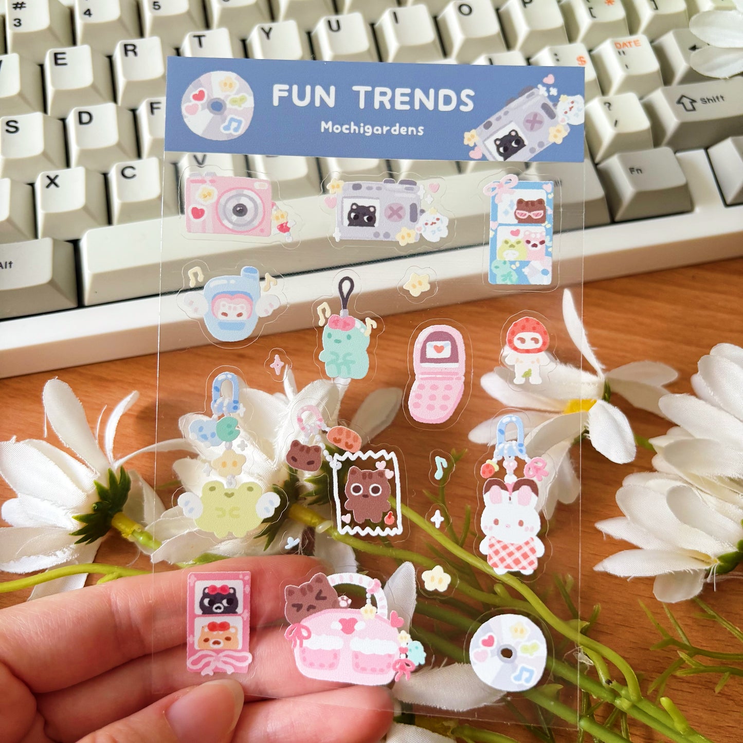 Fun Trends Transparent Sticker Sheet