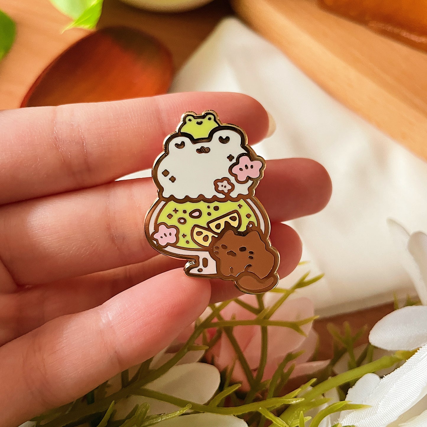 Ice Cream Soda Enamel Pin