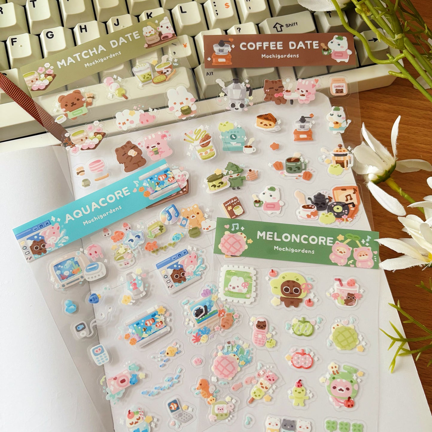June Update Transparent Sticker Bundle