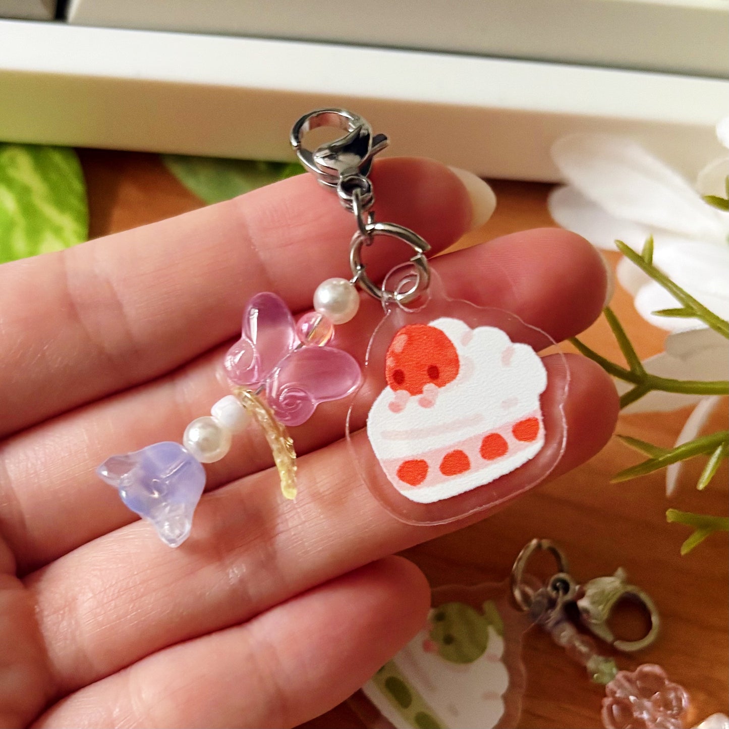 Assorted Cake Keychains (Handmade)