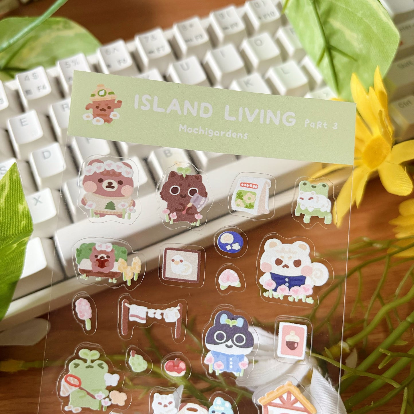 Island Living Part iii Transparent Sticker Sheet