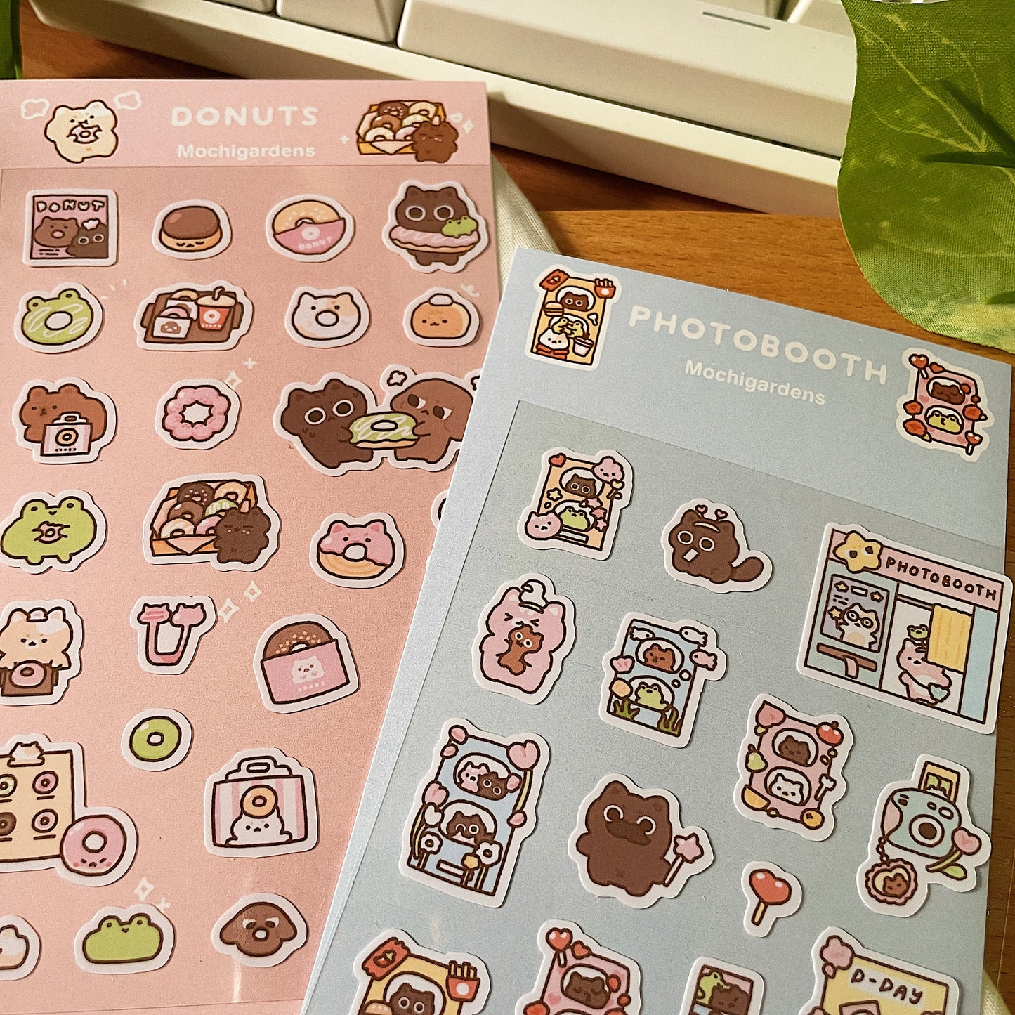 Donuts Transparent Sticker Sheet