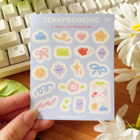 Scrapbooking Vinyl Sticker Sheet