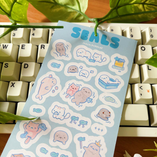 Seals Vinyl Sticker Sheet