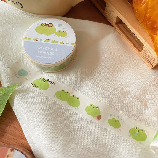 Matcha & Friends Washi Tape