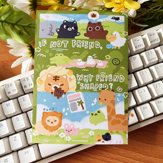 May Ko-Fi Sticker Sheet + Print Set - Animal Safari/Zoo (Also available individually)