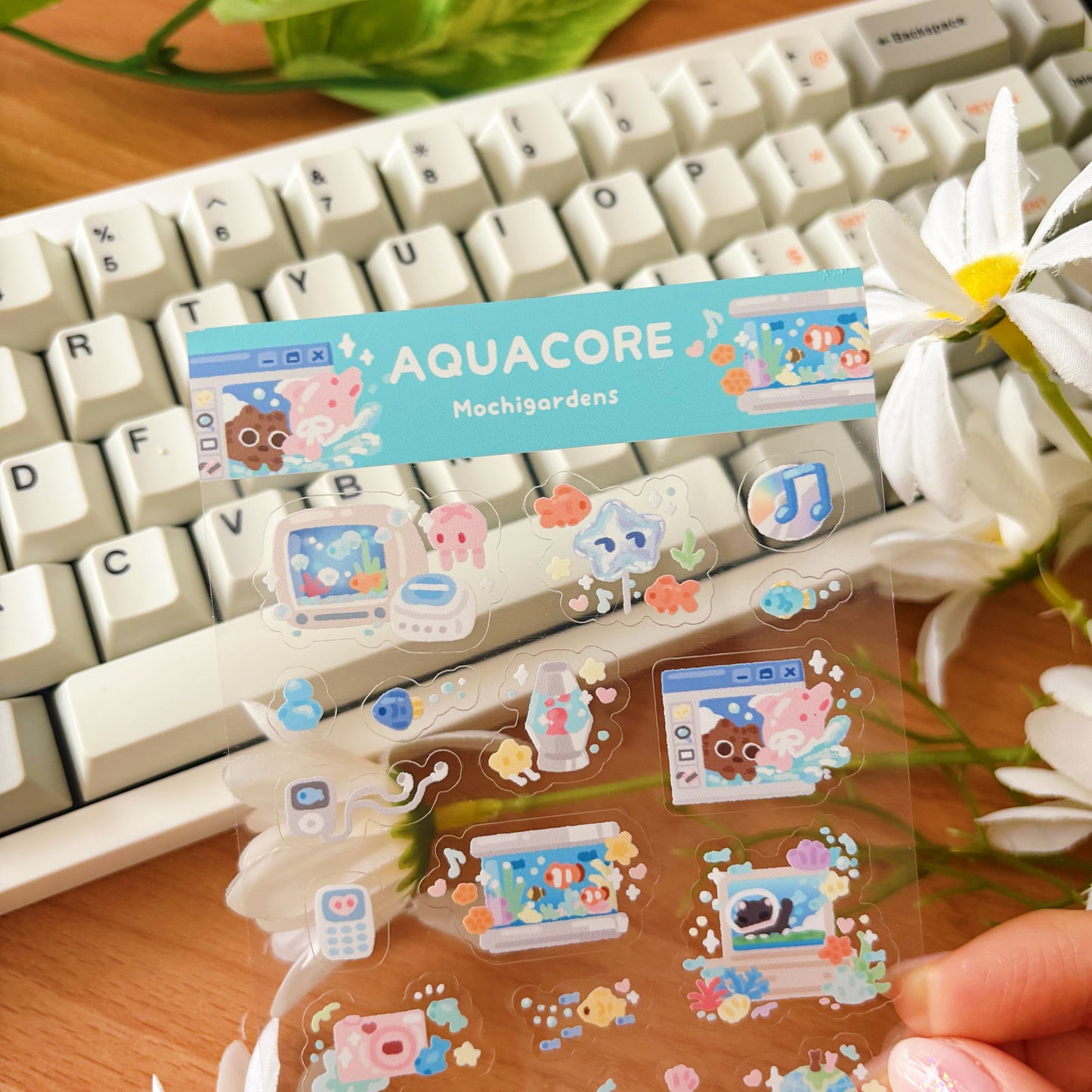 Aquacore Transparent Sticker Sheet