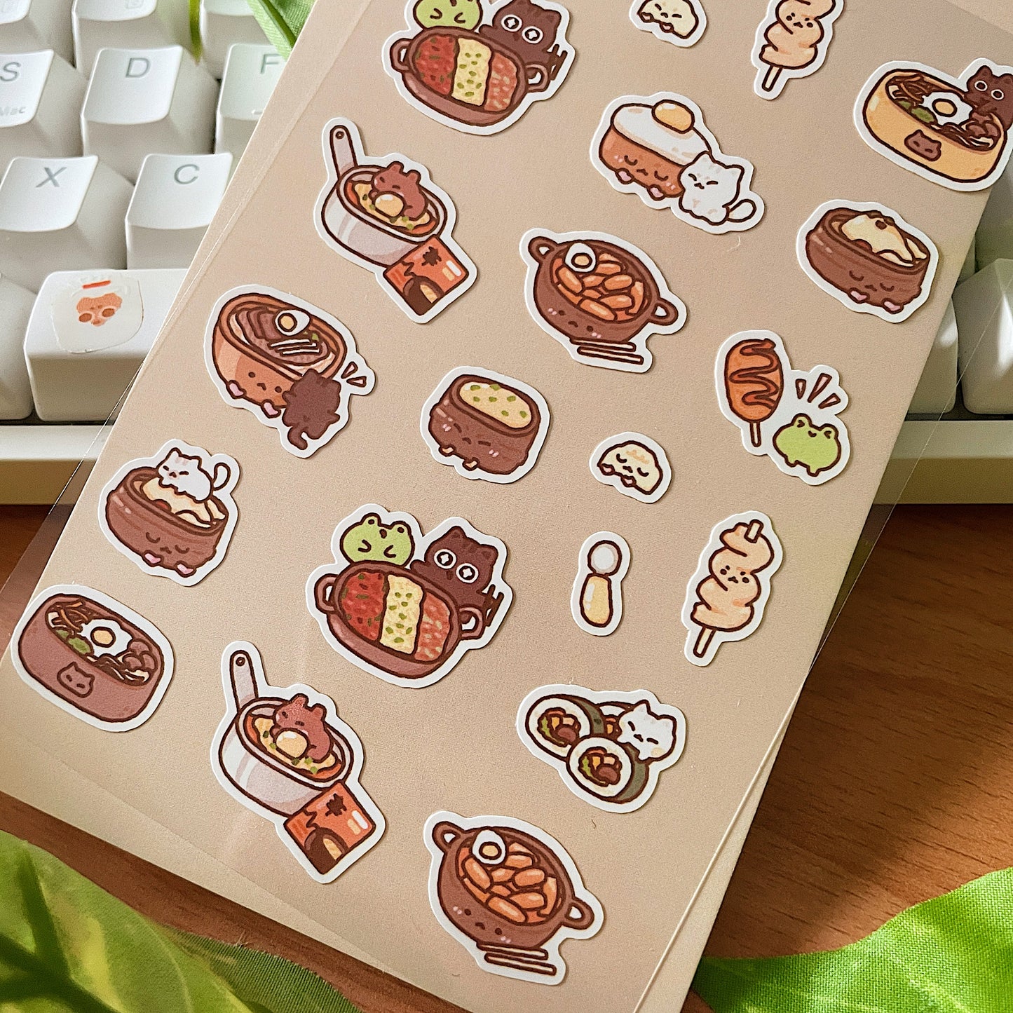 Korean Food Sticker Sheet