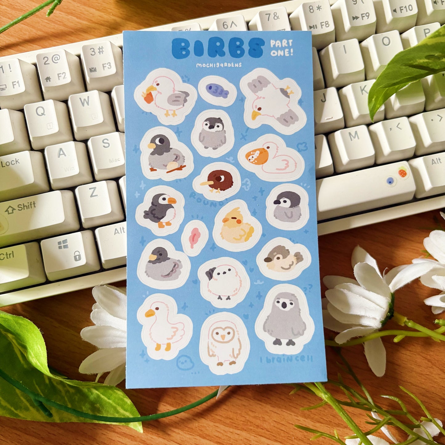 Birbs Vinyl Sticker Sheet