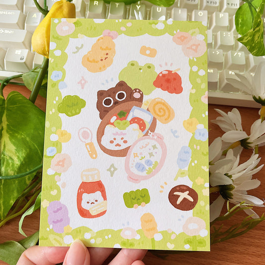 March Ko-Fi Bento Print