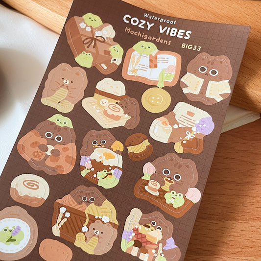 Cozy Vibes Sticker Sheet *Waterproof