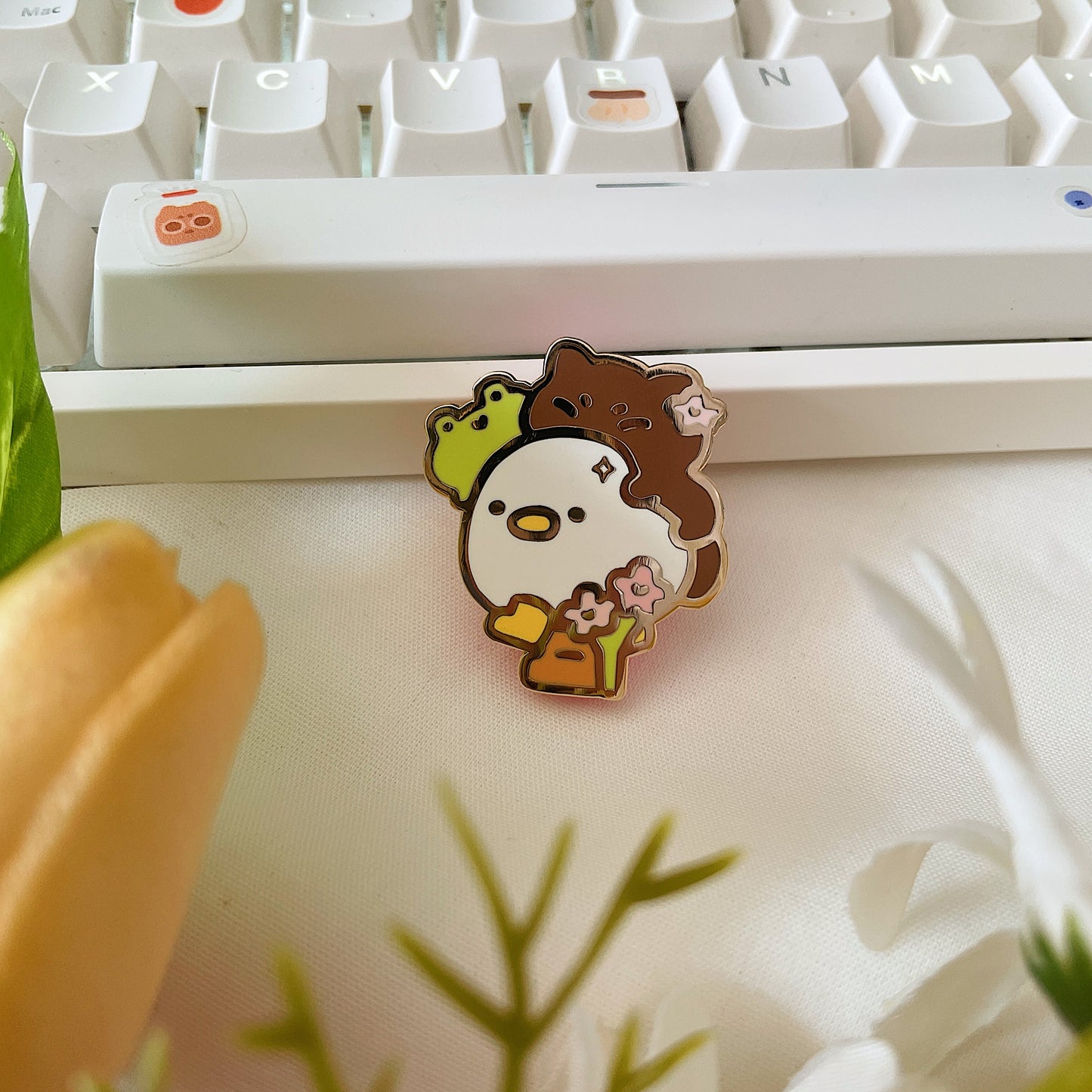 Duck Ride Enamel Pin