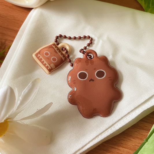 Squishy Cookie Keychain