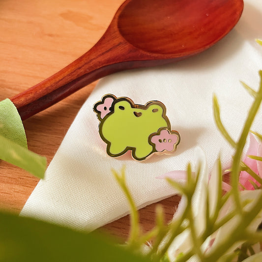 Mini Frog Enamel Pin